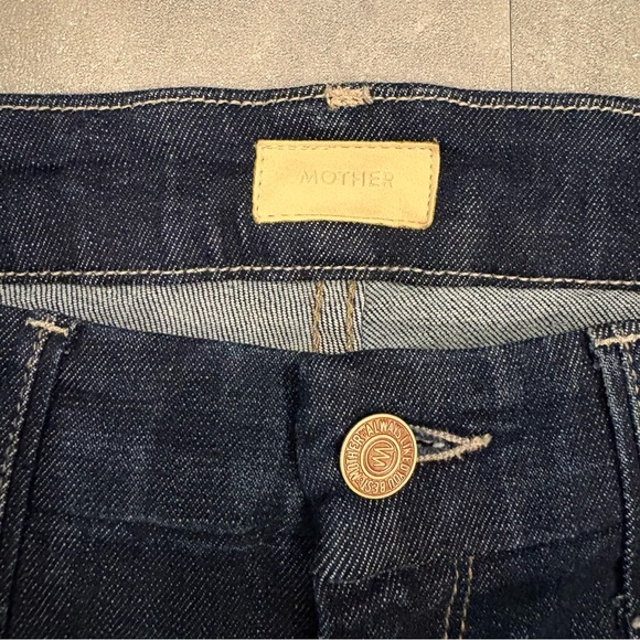 MOTHER The Looker Clean Sweep Dark Wash Skinny Jeans Size 28 - Picture 7 of 16